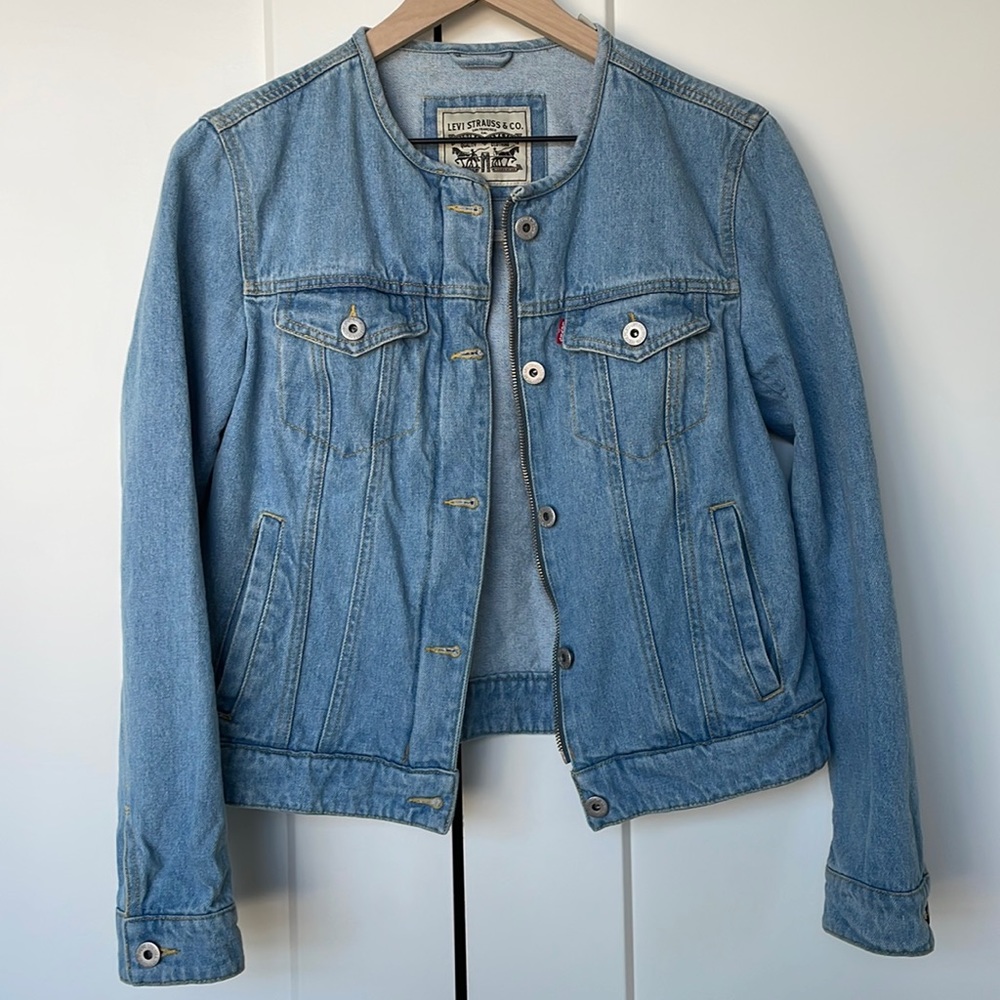 Levi Strauss & Co Jean Jacket Small S Light Blue